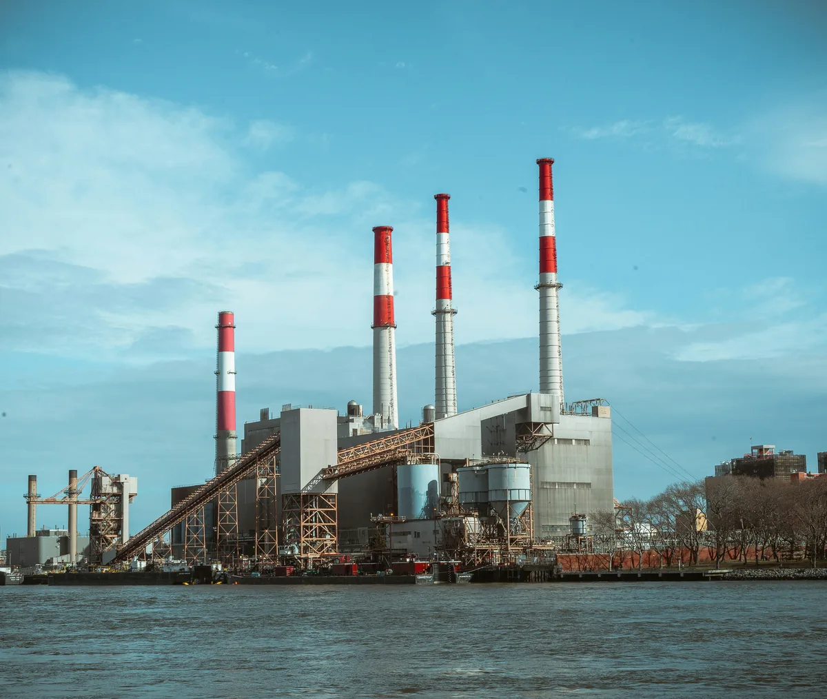 Industrial manufacturing facility exterior